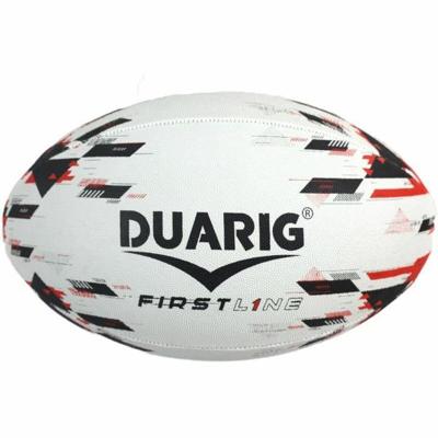 Rugby Bal Duarig Zwart Rood