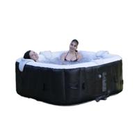 Inflatable Spa Sunspa Vierkant Zwart 6 personen (185 x 185 x 65 cm) - thumbnail