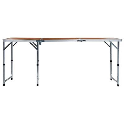 VidaXL Campingtafel inklapbaar 180x60 cm aluminium