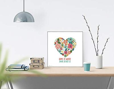 Kunstdruk Loreak - Heart 30x30cm