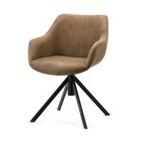 Eleonora Eetkamerstoel 'Menno' kleur bruin - thumbnail