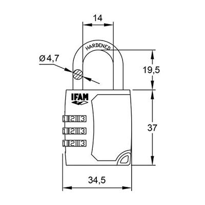 Combinatieslot IFAM C35S Combinatieslot IFAM C35S