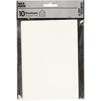Creativ Company Enveloppen, afmeting envelop 11,5x16 cm, 110 gr, off-white, 10 stuk/ 1 doos - thumbnail