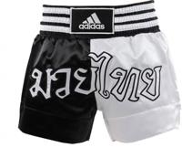 adidas thaiboksshort zwart/wit - thumbnail
