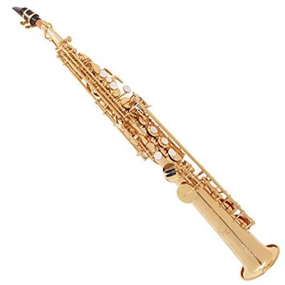 Odyssey Wind Instruments OSS600 Premiere Straight Bb Soprano Saxophone sopraansaxofoon met 2 halsstukken en koffer