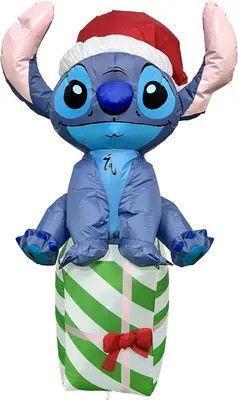 Opblaasfiguur polyester Stitch cadeautje 120 cm Disney - Disney Opblaasfiguur polyester Stitch cadeautje 120 cm Disney - Disney