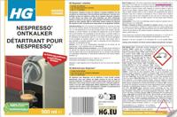 HG Nespresso® ontkalker 500ml - thumbnail