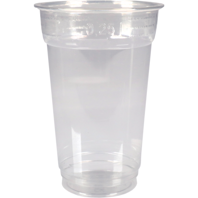 Depa Glas | bierglas | gerecycled PET | 250ml | 114.9mm | transparant | 1200 stuks