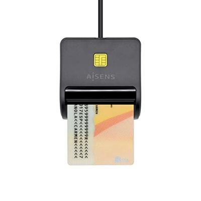 ID/SIP-kaartlezer Aisens ASCR-SN01-BK Zwart