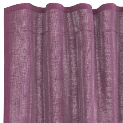 Gordijnen voile met roedezakken 2 st paars