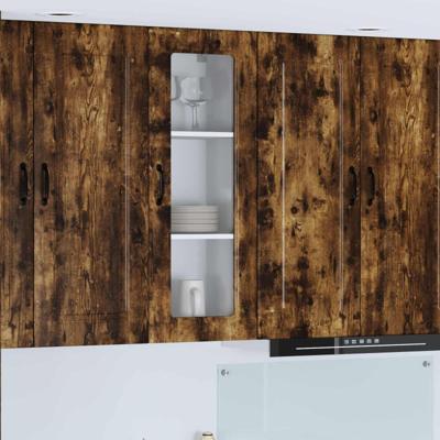 Keukenkast Kalmar Gerookt eiken 40 x 31 x 100 cm Bewerkt hout