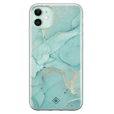 iPhone 11 siliconen hoesje - Touch of mint