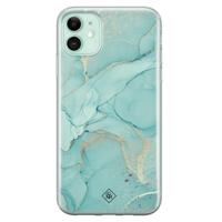 iPhone 11 siliconen hoesje - Touch of mint - thumbnail