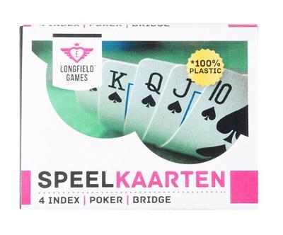 Speelkaarten 100 % plastic ,2 sets