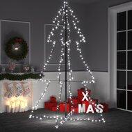VidaXL Kegelkerstboom 240 led's binnen en buiten 118x150 cm