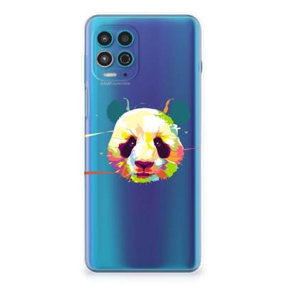Motorola Moto G100 Telefoonhoesje met Naam Panda Color Motorola Moto G100 Telefoonhoesje met Naam Panda Color
