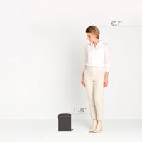 Brabantia pedaalemmer Newlcon 5 liter mineral concrete grey - thumbnail