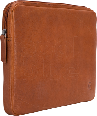 BlueBuilt 12 inch Laptophoes breedte 29 cm - 30 cm Leer Cognac
