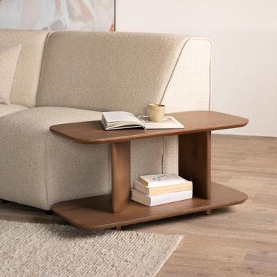 Eleonora Bijzettafel 'Ty' Eiken, 90 x 40cm, kleur Bruin