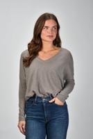 Les Tricots de Lea trui Monjakoe 37049 vison - thumbnail