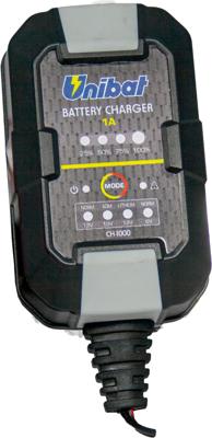 Unibat Charger ch-1000 , 1a 6/12v +lithium