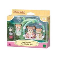 Sylvanian Families 5801 baby hertjes en bloemen schommel - thumbnail