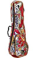 Ortega Keiki KUB-EM-CC El Muerto gigbag voor concert ukelele - thumbnail