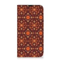 iPhone 13 Pro Max | Hoesje met Magneet | Batik Brown - thumbnail