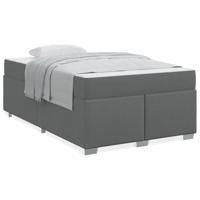 Bedframe Donkergrijs 120 x 190 cm Stof - thumbnail