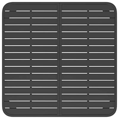 Tuintafel 100x100x71 cm staal antracietkleurig Tuintafel 100x100x71 cm staal antracietkleurig