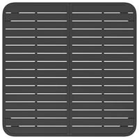 Tuintafel 100x100x71 cm staal antracietkleurig - thumbnail