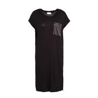 Kaffe T-shirtjurk KAruth zwart - thumbnail