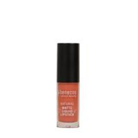 Benecos natural beauty Natural lipstick liquid mat coral kiss 5 Milliliter - thumbnail