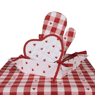 Clayre & Eef Ovenwant hart 18x30cm