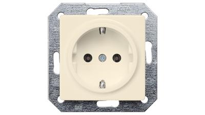 Siemens 5UB1551 Wandcontactdoos Delta Crème-wit Schakelmateriaal 1 stuk(s)