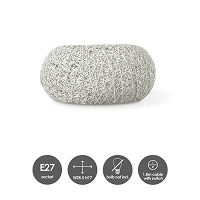 Light depot - tafellamp Cocon ovaal - wit - Outlet Light depot - tafellamp Cocon ovaal - wit - Outlet