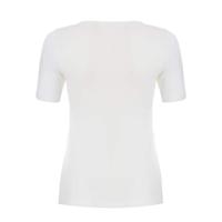Dames thermo shirt korte mouw - Kant - Warm thermo ondergoed dames - Diepe hals - thumbnail