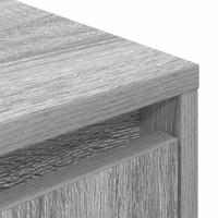 Tv-meubel met LED-verlichting 100x41x50 cm grijs sonoma eiken - thumbnail