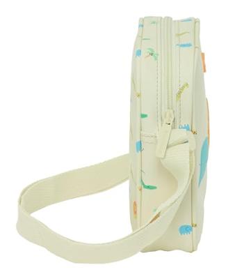 Schoudertas Safta Jungle Beige 16 x 18 x 4 cm
