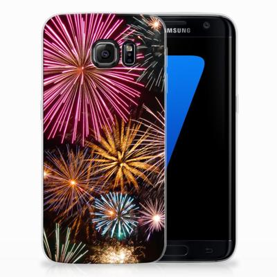 Samsung Galaxy S7 Edge Silicone Back Cover Vuurwerk Samsung Galaxy S7 Edge Silicone Back Cover Vuurwerk