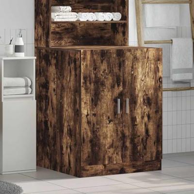 Wasmachinekast 71x71,5x91,5 cm gerookt eikenkleurig