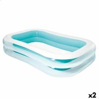 Opblaaszwembad Intex Wit/Groen 770 L 262 x 56 x 175 cm (2 Stuks) - thumbnail