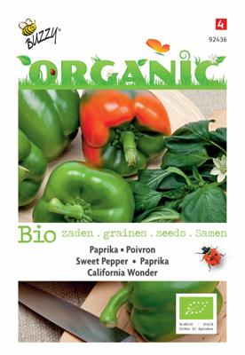 Biologische Paprika California Wonder