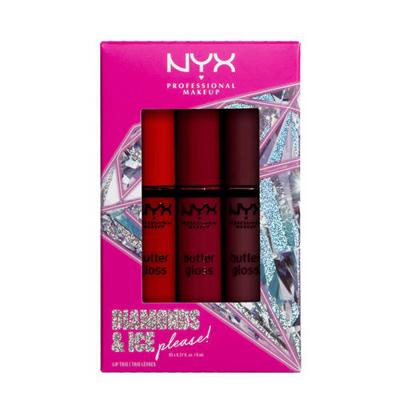 NYX Professional Makeup Diamonds & Ice, Please! Butter Gloss Lip Trio lipgloss - 03
