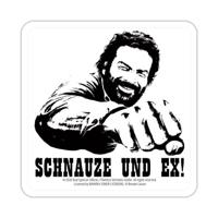 Bud Spencer Tin coasters Schnauze und Ex 10 x 10 cm - thumbnail