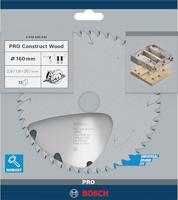 Bosch Accessoires Cirkelzaagblad Construct Wood 160 x 20/16 x 2,6 mm, 12 1st - 2608640630 - thumbnail