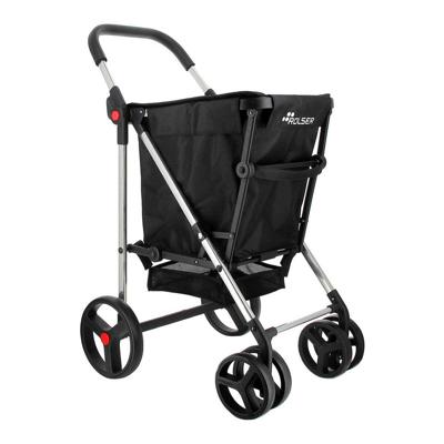 Winkelwagen Rolser basket mf 4b Zwart 50 L - thumbnail