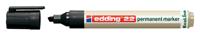 Viltstift edding 22 eco schuin 1-5mm zwart - thumbnail