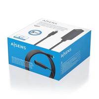 AISENS - A107-0870 verlengkabel USB 3.2 Gen1X1 met versterker, USB-C/M-USB-C/H, zwart, 10 m - thumbnail