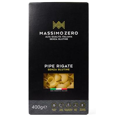Massimo Zero Pipe rigate glutenvrij 400 Gram Massimo Zero Pipe rigate glutenvrij 400 Gram